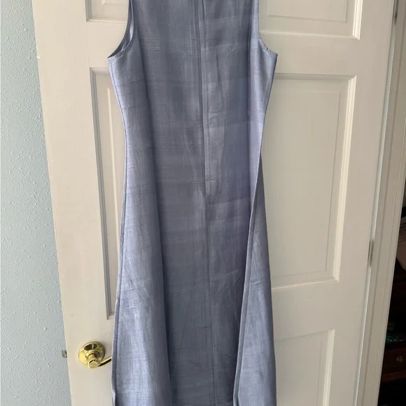Julia Amory Blizzard Blue Jane Sleeveless Dress Medium new! - Picture 4 of 7